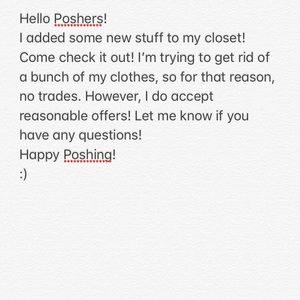 Come check out my closet :)